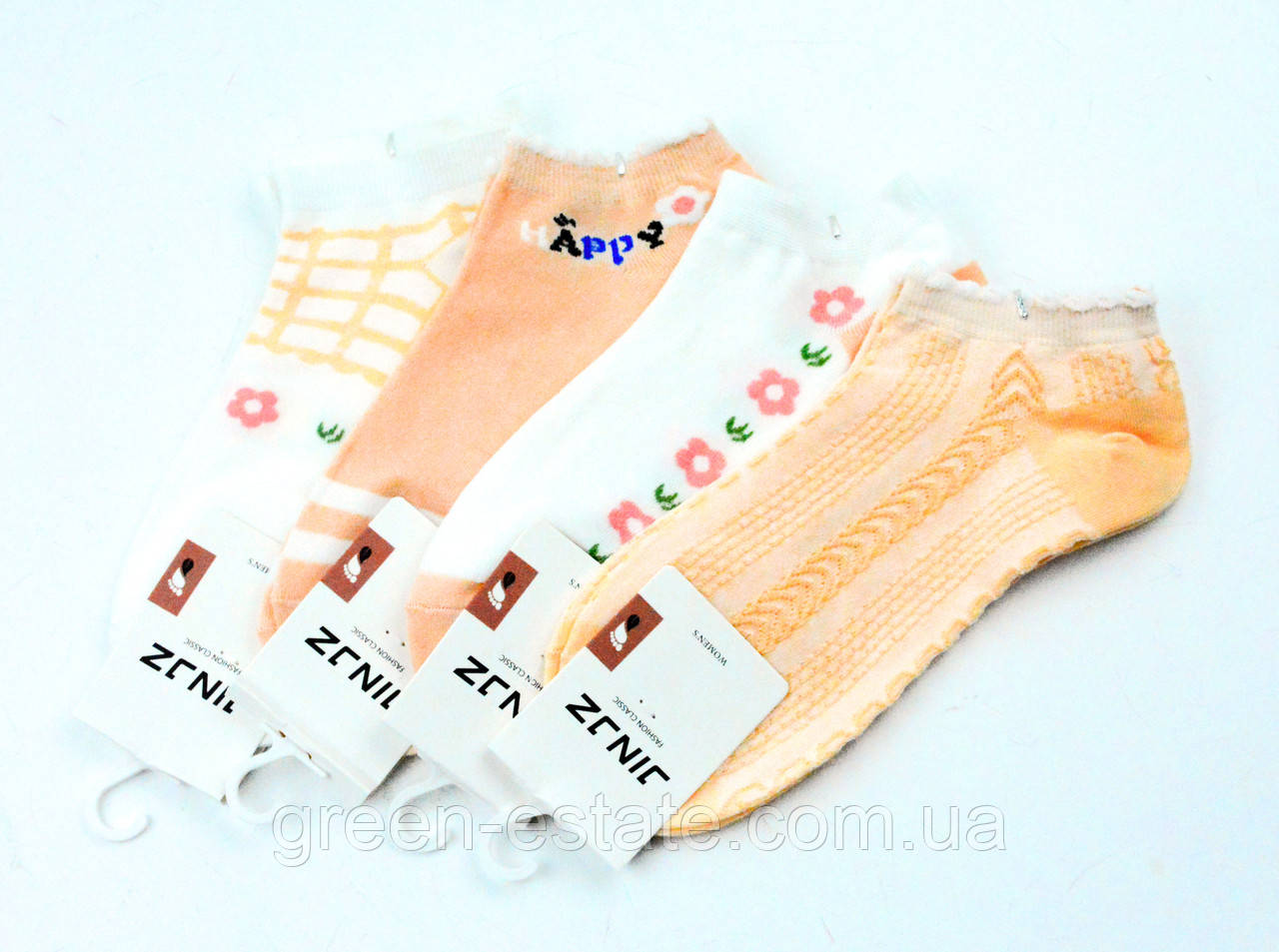 Шкарпетки жіночі короткі асорті 11062-10-8 Gingz