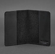 Обкладинка для паспорта зі шкіри "Графіт", фото 4