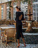 Гарна сукня із вирізами з боків Люкс чорна (різні кольори) XS S M L, фото 5