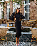 Гарна сукня із вирізами з боків Люкс чорна (різні кольори) XS S M L, фото 4
