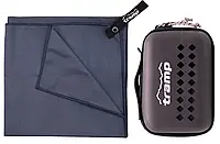 Рушник туристичний, спортивний мікрофібра у футлярі Tramp 40х80 см Похідний рушник швидковисихний