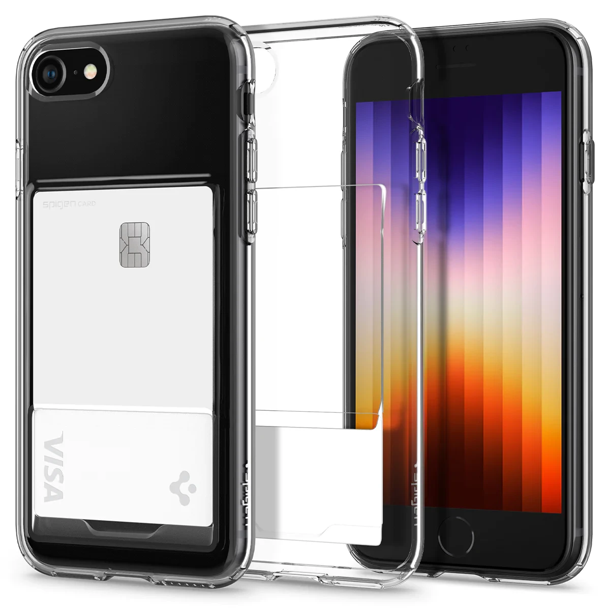 Чохол Spigen Crystal Slot Crystal Clear для iPhone 7 | 8 | SE 2020 | SE 2022