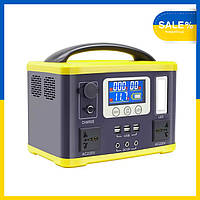 HT Інвертор акумуляторний зарядна станція EP-P500W 12V 40Ah Li-ion з сонячною панеллю 60W