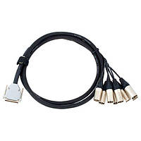 Pro snake SUB-D 25pin-XLRM 2m