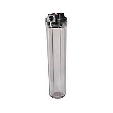 Прозорий натрубний корпус фільтра типу Slim-20, 3/4 ", FHPRC-L