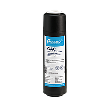 Картридж з гранульованим активованим вугіллям Ecosoft 2,5"х10", Картридж, Украина, Вугільні, для xолодной воды, гранулированный