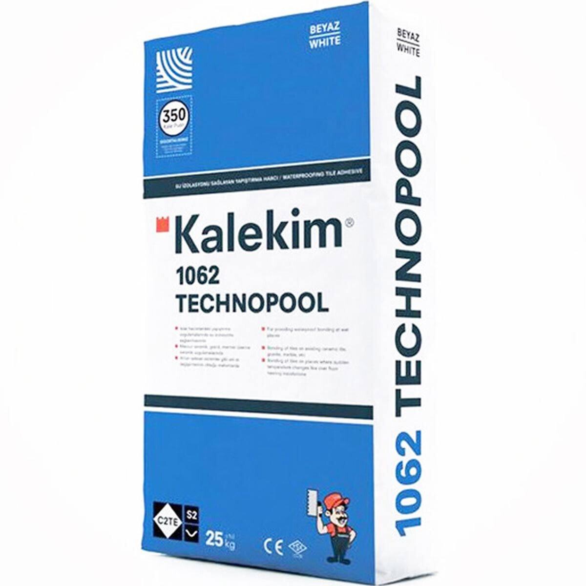Клей для плитки з гидроїзолірующимі властивостями Kalekim Technopool 1062 (25 кг.), Клей, Турция