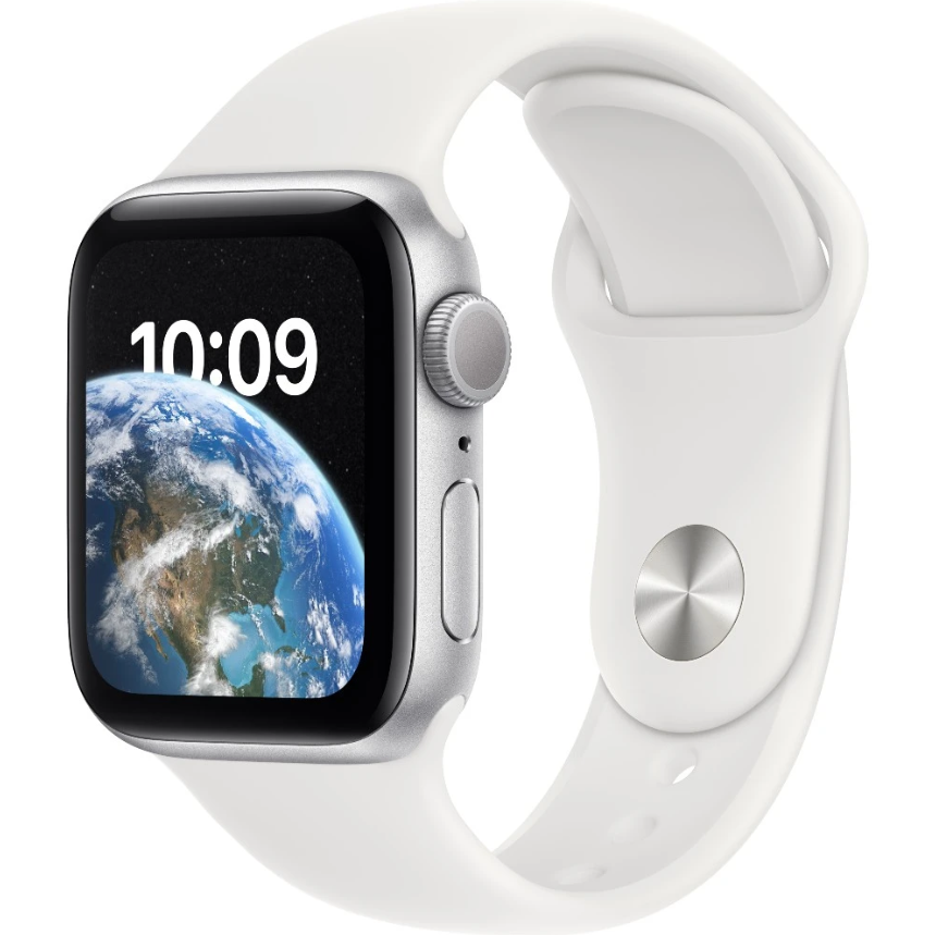 Смарт - годинник Apple Watch SE 2 40mm Silver Aluminum Case with White Sport Band