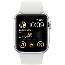 Смарт - годинник Apple Watch SE 2 40mm Silver Aluminum Case with White Sport Band, фото 2