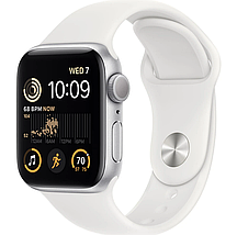 Смарт - годинник Apple Watch SE 2 40mm Silver Aluminum Case with White Sport Band, фото 3