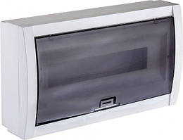 Бокс пластиковый 18 модульный для зовнішньоі установки MD 9308 220-390-100