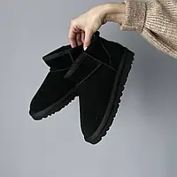 Ботинки UGG Ultra Mini Black угги зимние