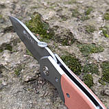 Ніж складний рятувальника, пожежника TRUPER, стропоріз, склобій, померанчевий, фото 3