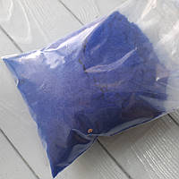 Флок пудра велика. Колір синій. р-н 1 мм. 100 гр.