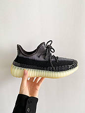 Жіночі кросівки Аdidas Yeezy Boost 350 V2 Carbon Black Beige FZ5000, фото 6