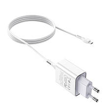 Зарядний пристрій (зарядка) для телефону Hoco C81A 1хUSB + кабель Micro-USB Білий (6931474727954), фото 5