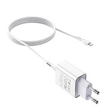Зарядний пристрій (зарядка) для телефону Hoco C81A 1хUSB + кабель Lightning Білий (6931474727947), фото 5