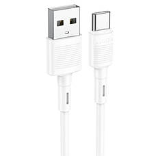 Кабель для зарядки телефона/ смартфона Hoco X83 USB - Type-C 3 А 1 м Білий (6931474770912), фото 4