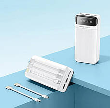 УМБ Power Bank (зовнішній акумулятор) Remax RPP-103 30000 мАг Білий (RPP-103 White), фото 6