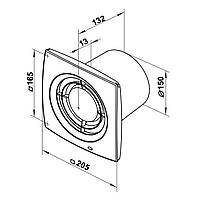 Вытяжной вентилятор Вентс 150 Х1 турбо