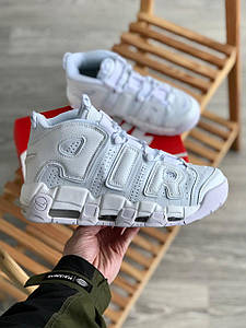 Чоловічі Кросівки Nike Air More Uptempo White 45