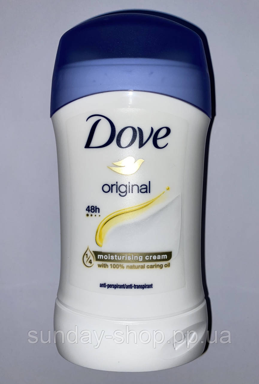 Антиперспирант-стик Dove Original 48ч женский, 40 мл (ID#1797953260 ...