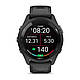 Смарт-годинник Garmin Forerunner 265 з чорними безелем і корпусом та чорно-сірим силіконовим ремінцем, фото 3