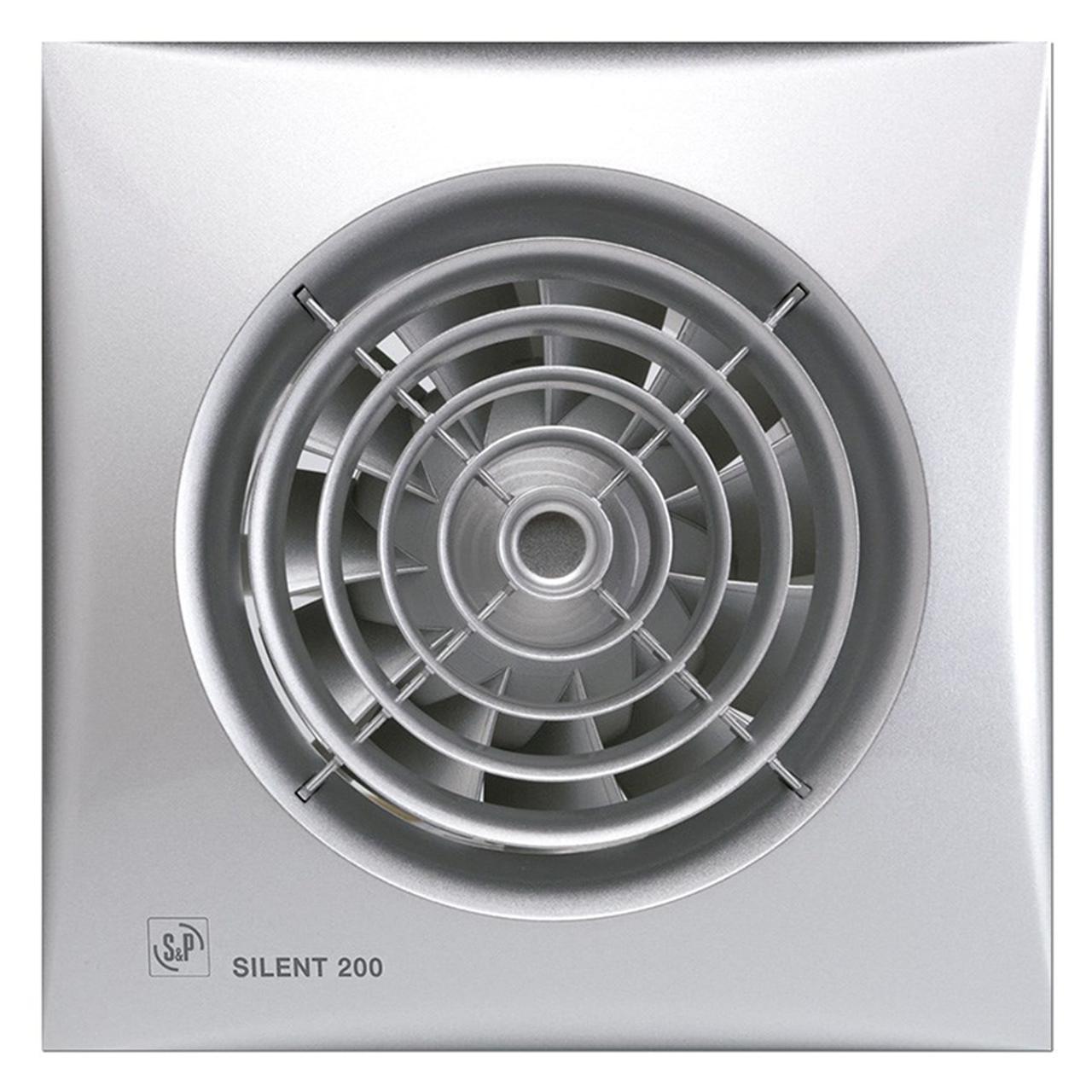 Витяжний вентилятор Soler&Palau SILENT-200 CHZ SILVER