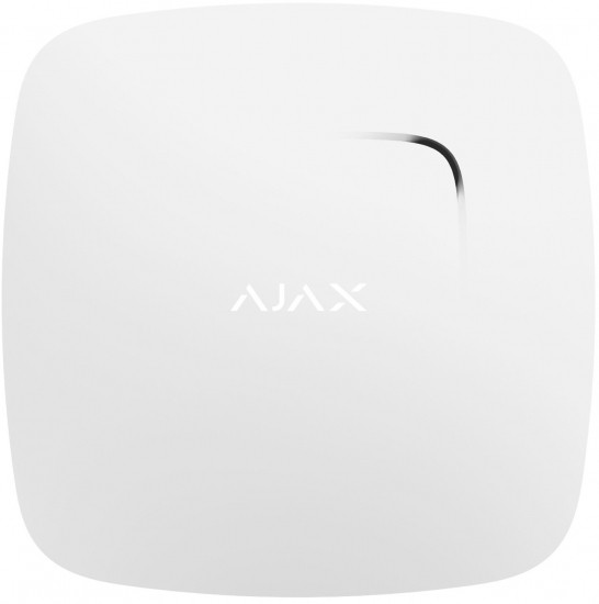 Датчик диму і чадного газу Ajax FireProtect Plus, Jeweler, бездротовий, білий, фото 1