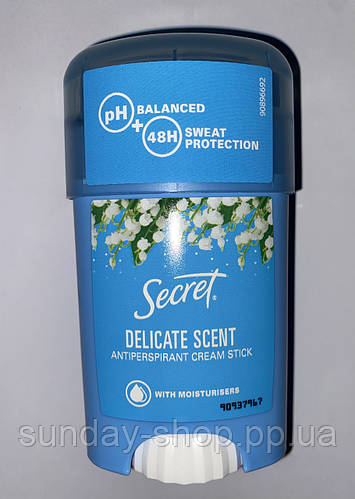 Антиперспирант крем стик Secret Delicate Scent 48ч женский (ID ...