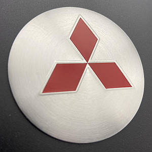 Наклейка для ковпачків із логотипом Mitsubishi 60 мм