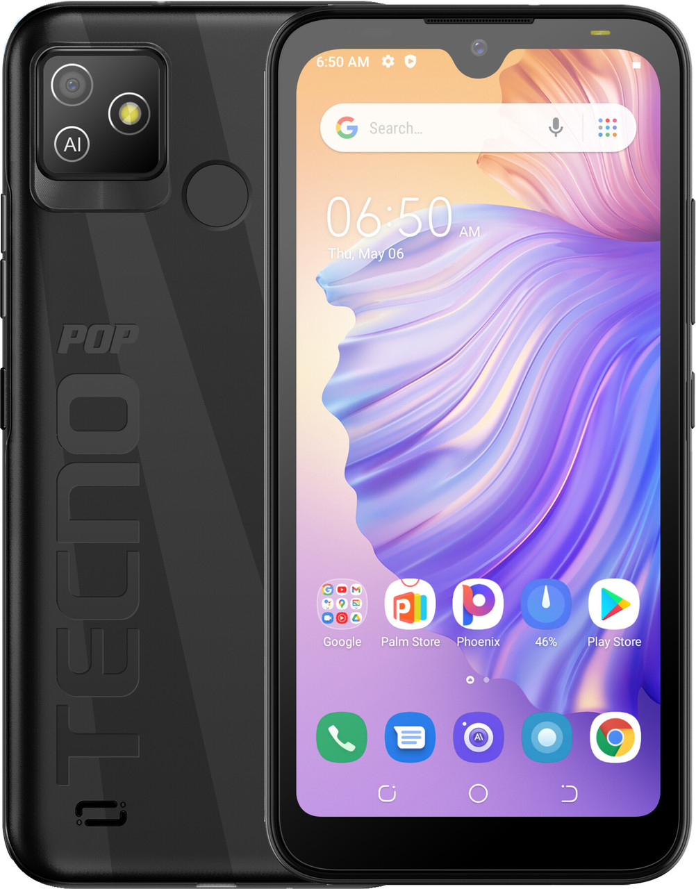 Tecno Pop 5 Go (BD1) 1/16GB Aether Black Гарантія 1 рік