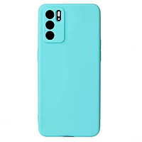 Чохол Fiji Soft для Oppo Reno6 5G (CPH2251) силікон бампер блакитний