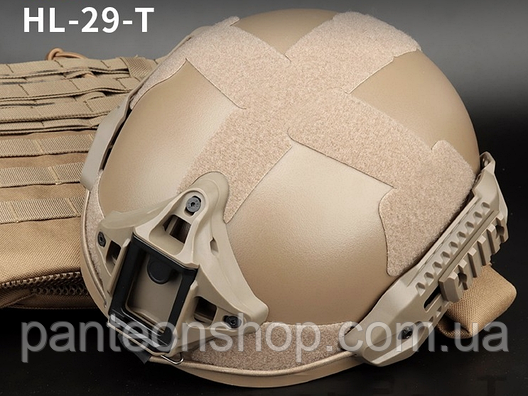 Страйкбольний шолом MK MTek Flux helmet Tan (Airsoft / Страйкбол), фото 1