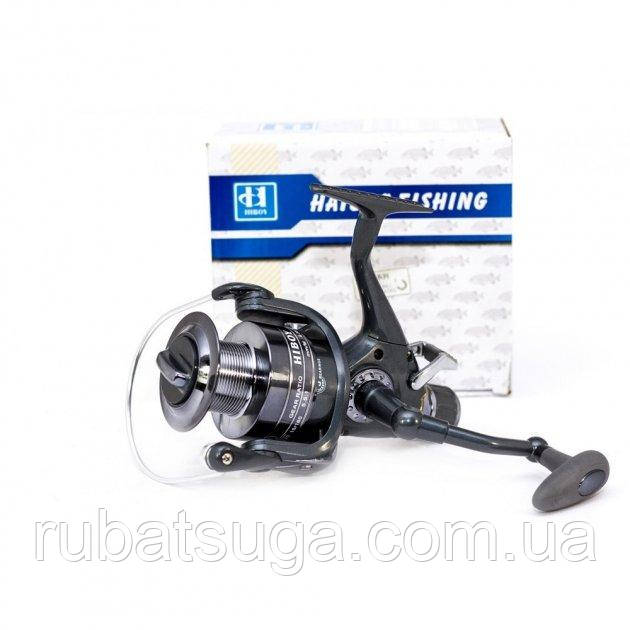 Карпова котушка пластикова шнуля Hiboy J3 60FR 5+1BB 5.5:1 з бейтраннером, фото 1