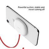 Потужний бездротовий зарядний пристрій QI BASEUS Suction Cup WXXP-01 2 А 10Вт Білий, фото 3