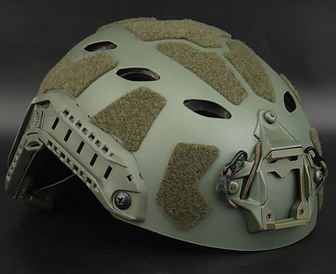 Шолом FAST SF SUPER HIGH CUT полегшена версія Olive (Airsoft / Страйкбол)