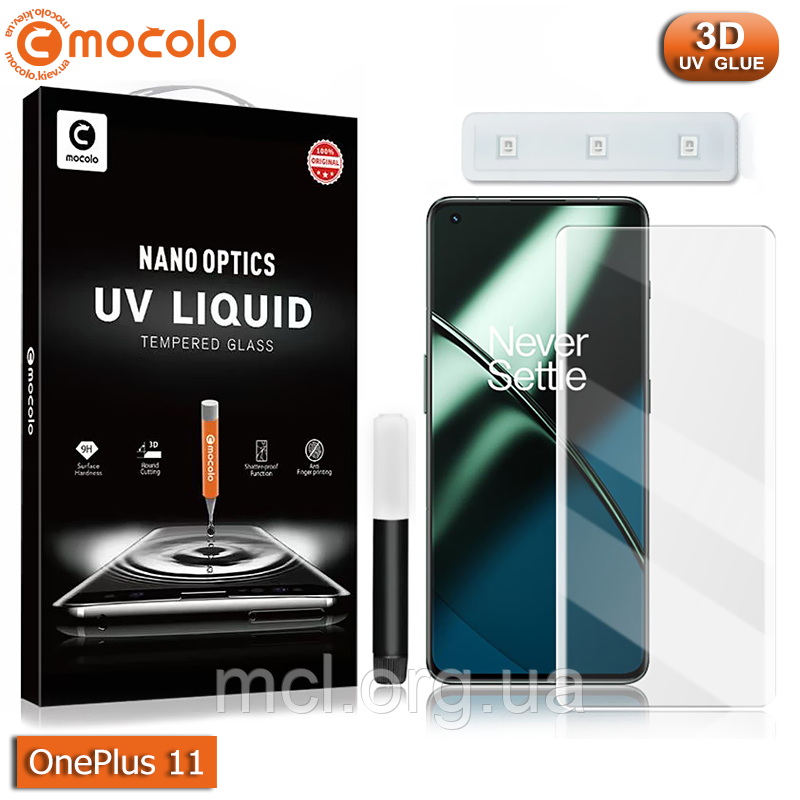 Защитное стекло Mocolo OnePlus 10 Pro Nano Optics UV Liquid Tempered Glass 3D (Clear)
