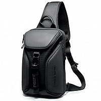 Рюкзак с одной лямкой Mark Ryden MR7369 с ортопедической спинкой (Черный)