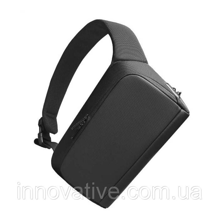 Чоловіча сумка через плече Mark Ryden MR8893 з USB-портами (Чорний), фото 1