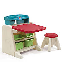Детский стол и доска для творчества "FLIPandDOODLE" STEP 2 836500 со стулом, World-of-Toys