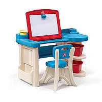 Детский стол для творчества "ART DESK REFRESH" STEP 2 843199 со стульчиком, World-of-Toys