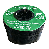 Капельная лента эмиттерная Super Drip Tape D16х0,20 шаг 10см 1000 м