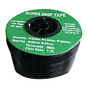 Крапельна стрічка еміттерна Super Drip Tape D16х0,20 крок 10 см 1000 м