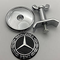 Емблема Mercedes-Benz Шильдик на капот 45 мм знак A0008171701, A0008173305 мерседес