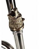 Кальян Trumpet Hookah BEAR 67 см Сріблястий, фото 3