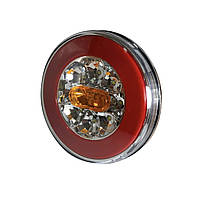 Фонарь задний DG-104 Truck light 12-24V + бегущий поворот (1шт.)