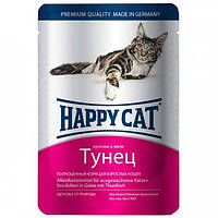 Корм вологий для котів Happy Cat желе тунець пауч, 100g