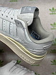 Жіночі кросівки кеди Adidas Forum Low 84 White Grey Beige весна-осінь повсякденні замш+шкіра. Живе фото, фото 3
