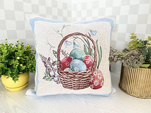 Наволочка гобеленова великодня LiMaSo 45х45 см EASTER BEE CO2-NV